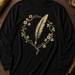 Hedgerow Scribe Long Sleeve Shirt — Black