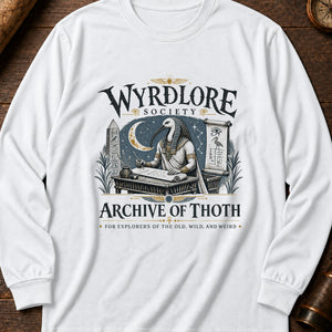 Thoth Archive Long Sleeve Shirt — White