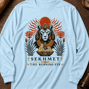 Sekhmet Flame Long Sleeve Shirt — Chambray
