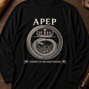 Serpent Apophis Long Sleeve Shirt — Black