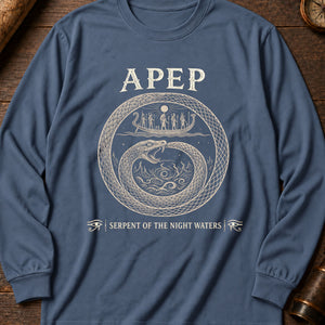 Serpent Apophis Long Sleeve Shirt — Blue Jean