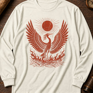 The Bennu's Renewal Long Sleeve Shirt — Ivory