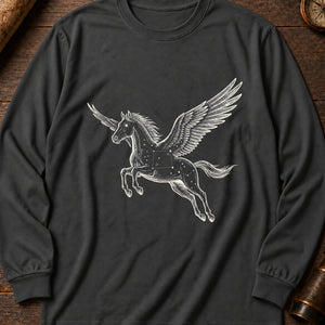 Pegasus Constellation Long Sleeve Shirt — Pepper