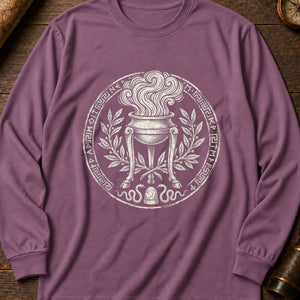 The Delphic Oracle Long Sleeve Shirt — Berry