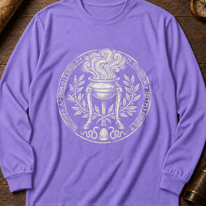 The Delphic Oracle Long Sleeve Shirt — Violet