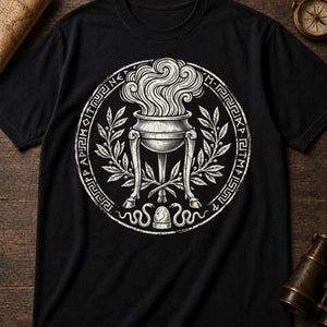 The Delphic Oracle — black