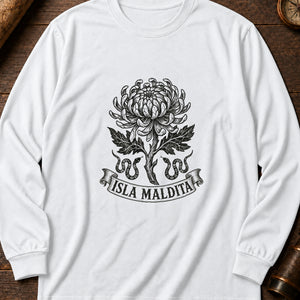 Medusa's Garden Long Sleeve Shirt — White