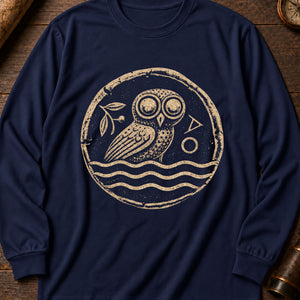 Charon's Obol Long Sleeve Shirt — True Navy