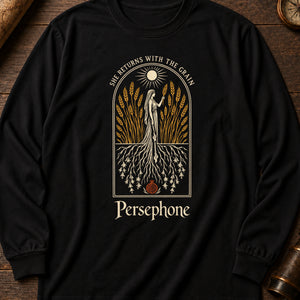 Half the Year Below Long Sleeve Shirt — Black
