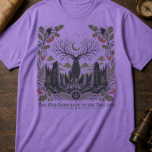 The Old Gods Keep to the Tree Line — violet