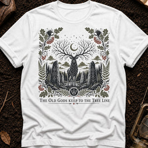 The Old Gods Keep to the Tree Line — white (WS_mockup1 15)