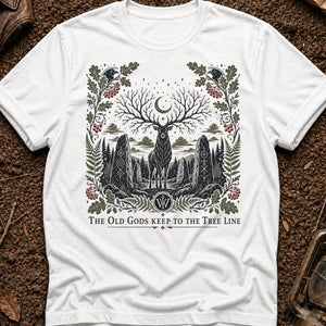The Old Gods Keep to the Tree Line — white (WS_mockup1b 16)
