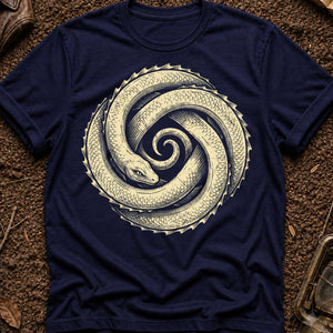 The Chart's-Edge Serpent — true navy (WS_mockup1b 12)