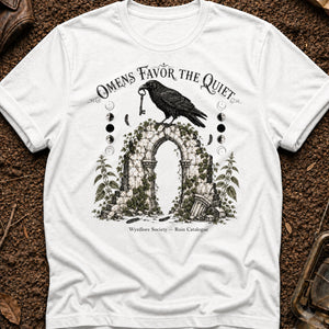Omens Favor the Quiet — white (WS_mockup1b 12)