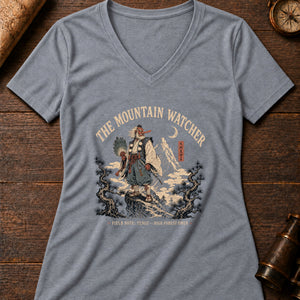 The Tengu Women's V-Neck Tee — athletic heather