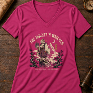 The Tengu Women's V-Neck Tee — berry