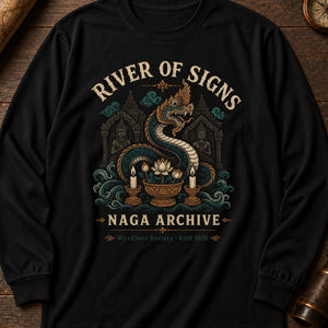 The Naga Long Sleeve Shirt — Black