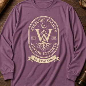 Junior Explorer Seal Long Sleeve Shirt — Berry