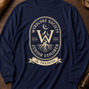 Junior Explorer Seal Long Sleeve Shirt — True Navy