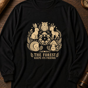 Forest Friends Long Sleeve Shirt — Black