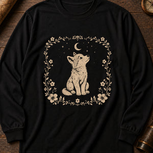 Little Wolf Cub Long Sleeve Shirt — Black