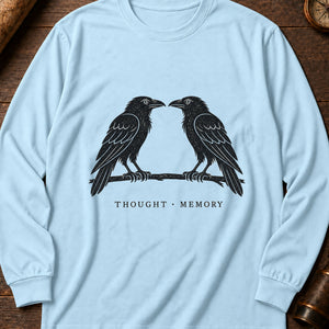 Huginn & Muninn Long Sleeve Shirt — Chambray