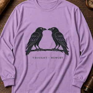 Huginn & Muninn Long Sleeve Shirt — Orchid