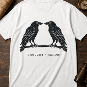 Huginn & Muninn — white