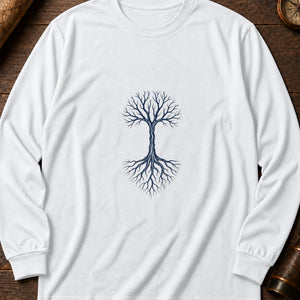 Yggdrasil Long Sleeve Shirt — White