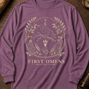 First Omens Long Sleeve Shirt — Berry