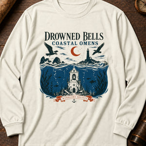 Drowned Bells of the Coast Long Sleeve Shirt — Ivory