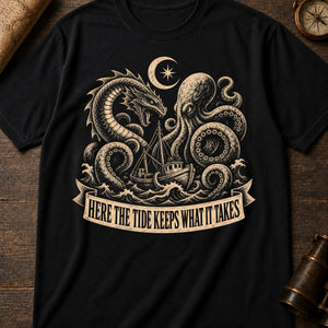 Kraken of the Drowned Coast — black