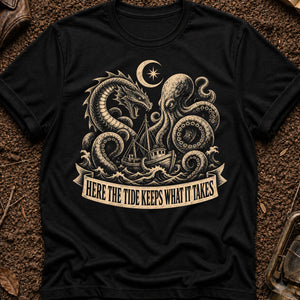 Kraken of the Drowned Coast — black