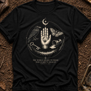 The Reader of Signs — black