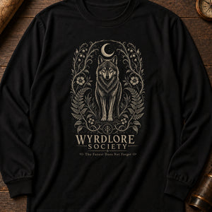 The Hollow Wood Omen Long Sleeve Shirt — Black