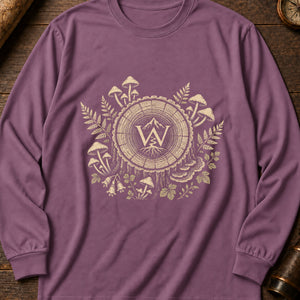 The Tree Ring Archive Long Sleeve Shirt — Berry