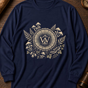 The Tree Ring Archive Long Sleeve Shirt — True Navy