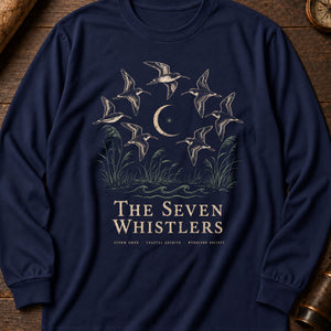 Seven Whistlers Long Sleeve Shirt — True Navy