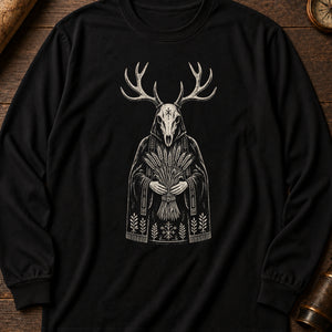 The Harvest Mask Long Sleeve Shirt — Black