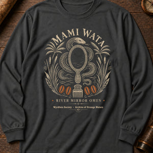 Mami Wata Mirror Long Sleeve Shirt — Pepper
