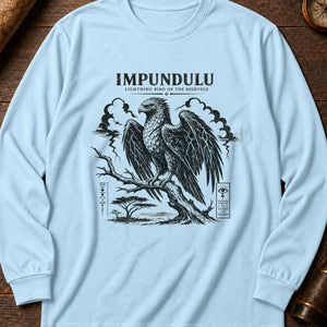 Lightning Bird Omen Long Sleeve Shirt — Chambray