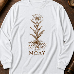 Molý Herb Specimen Long Sleeve Shirt — White