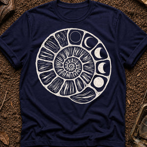 Ancient Ammonite Spiral — true navy (WS_mockup1b 12)
