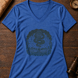 Ala Storm Spirit Women's V-Neck Tee — heather true royal