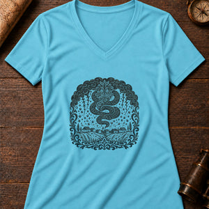 Ala Storm Spirit Women's V-Neck Tee — turquoise