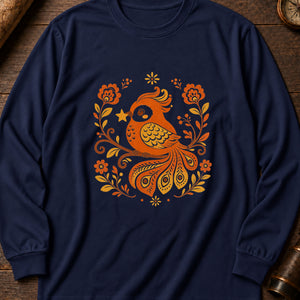 Little Firebird Friend Long Sleeve Shirt — True Navy