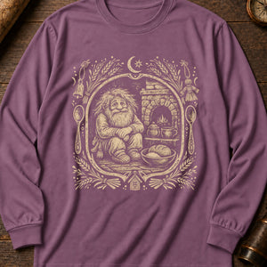 Domovoi Hearth Keeper Long Sleeve Shirt — Berry
