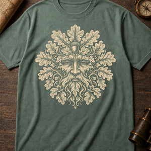 Foliate Head — blue spruce