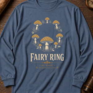 Fairy Ring Specimen Long Sleeve Shirt — Blue Jean