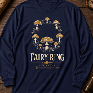 Fairy Ring Specimen Long Sleeve Shirt — True Navy